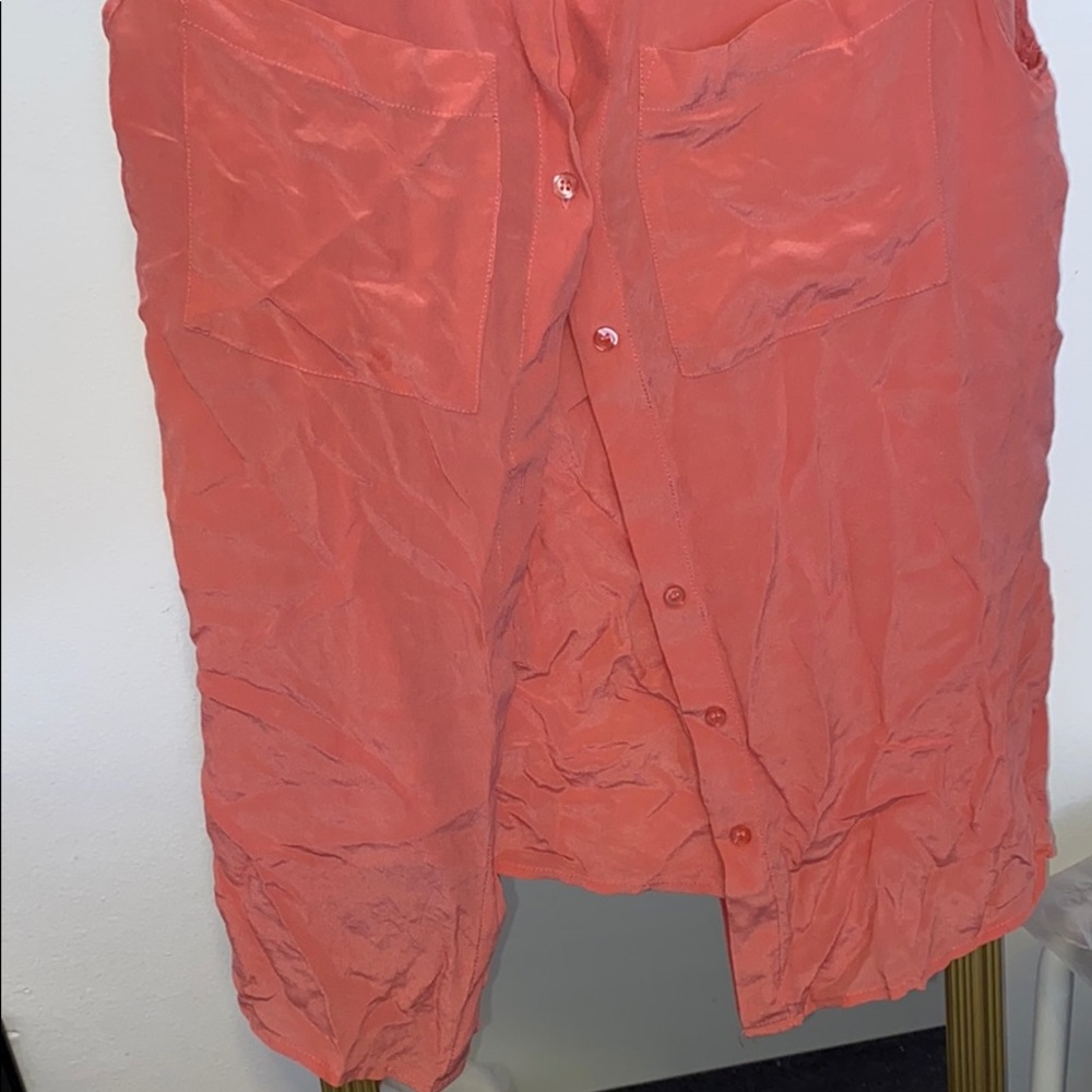 Silence And Noise Button Down Top In Pink! - image 3